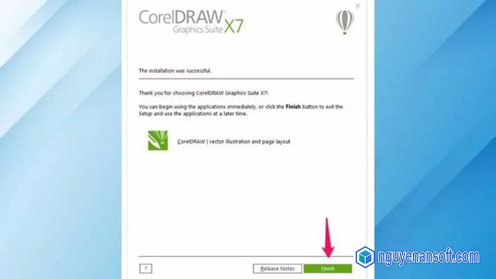 Cài đặt corel x7 full crack 