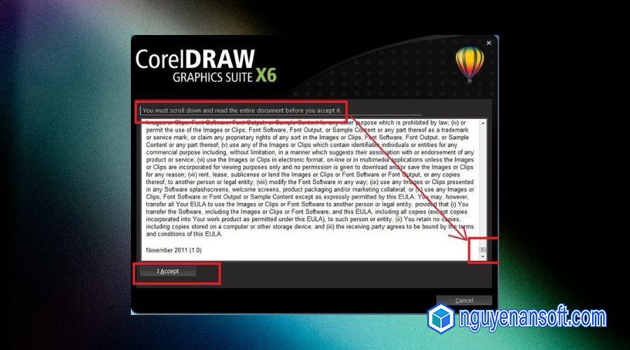 Hướng dẫn cài đặt CorelDRAW X6 - 3