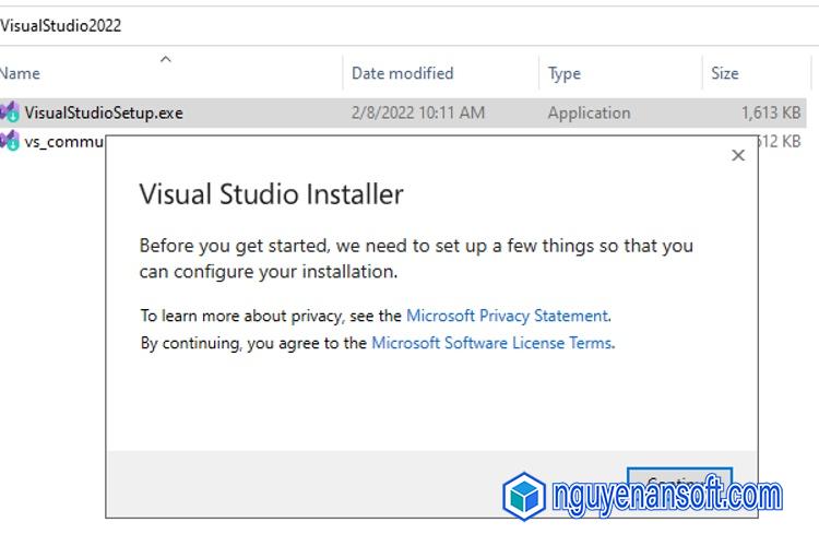 Hướng dẫn tải, cài đặt và sử dụng Visual Studio 2022