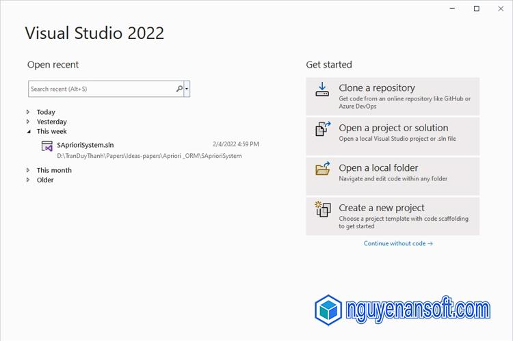 Hướng dẫn tải, cài đặt và sử dụng Visual Studio 2022