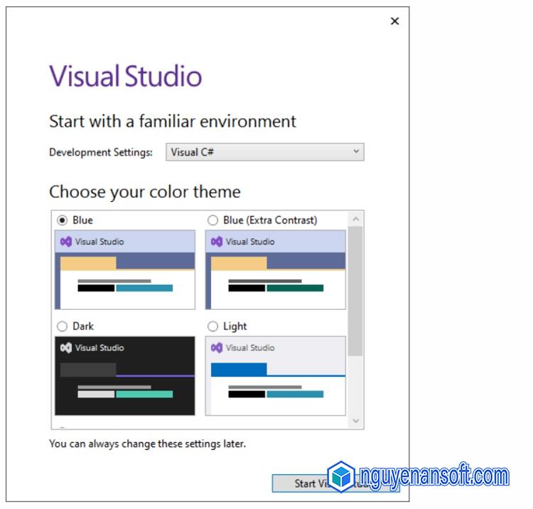 Hướng dẫn tải, cài đặt và sử dụng Visual Studio 2022