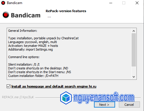 Bandicam ver 4.5 Full