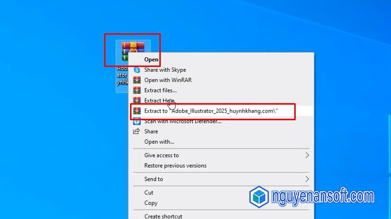 Adobe Illustrator 2025: Hướng Dẫn Cài Đặt Chi Tiết A-Z 10 Giải nén phần mềm Adobe Illustrator 2025
