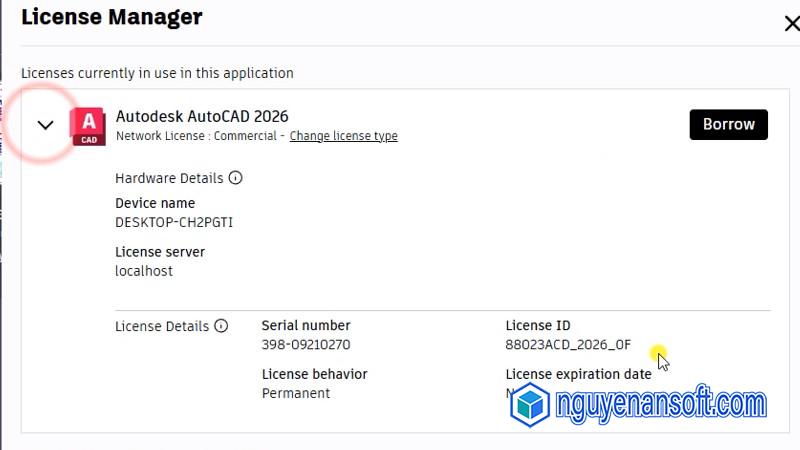 AutoCAD 2026: Bước đột phá mới trong thiết kế kỹ thuật 23 Hoàn thành quá trình cài đặt và có License