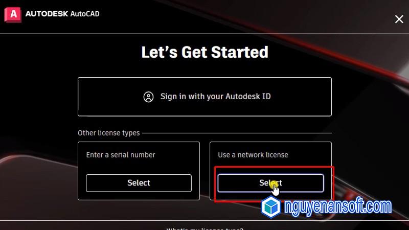 AutoCAD 2026: Bước đột phá mới trong thiết kế kỹ thuật 22 Bấm vào Select như hình