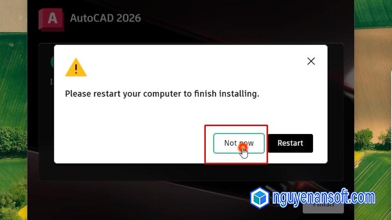 AutoCAD 2026: Bước đột phá mới trong thiết kế kỹ thuật 16 Bấm Not now