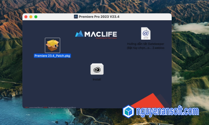 Cách cài Adobe Premiere Pro 2023 cho Macbook Full Crack