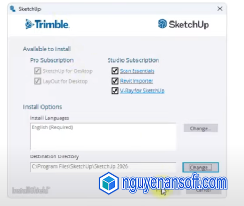 Phần mềm đồ họa Download SketchUp Pro 2026 v26.0.429 – Thiết kế nội thất, xây dựng