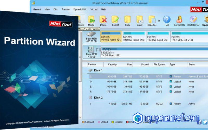 Cài Đặt MiniTool Partition Wizard 12.8 Pro - Link GG Drive 3 Cài Đặt MiniTool Partition Wizard 12.8 Pro - Link GG Drive