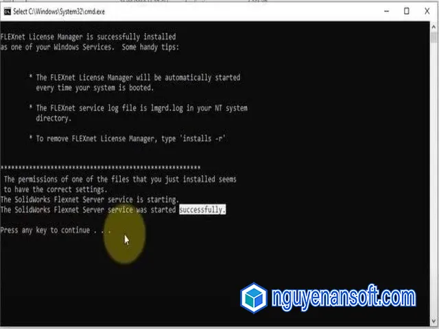 Hướng dẫn chi tiết tải và crack Solidworks 2020 full 8 Màn hình Command xuất hiện