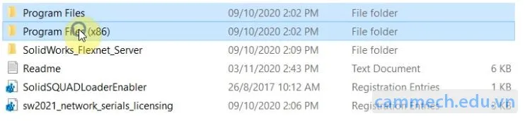 Download Solidworks 2021 và Hướng dẫn cài đặt về máy 17 folder fix và copy 2 file Program và Program file